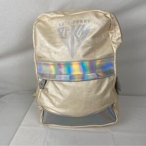 Katy Perry Prism Gold Holographic Tour Large Backpack Y2K